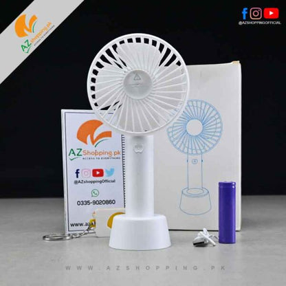 Rechargeable Mini Desk Fan for Kids – USB Portable Handheld Fan