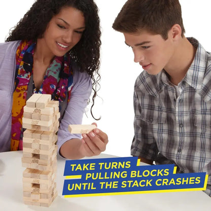 Classic Wooden Jenga Stacking Game