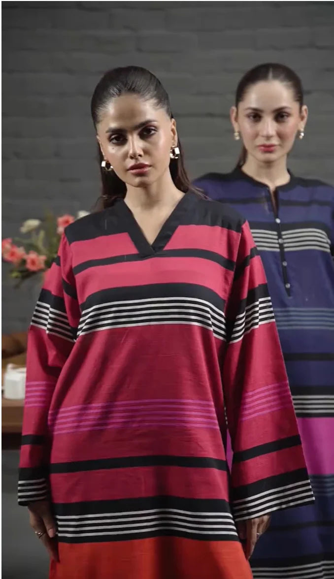 Lining 2pc  Digital Print Dress