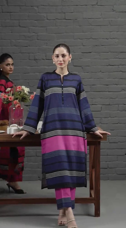 Lining 2pc  Digital Print Dress