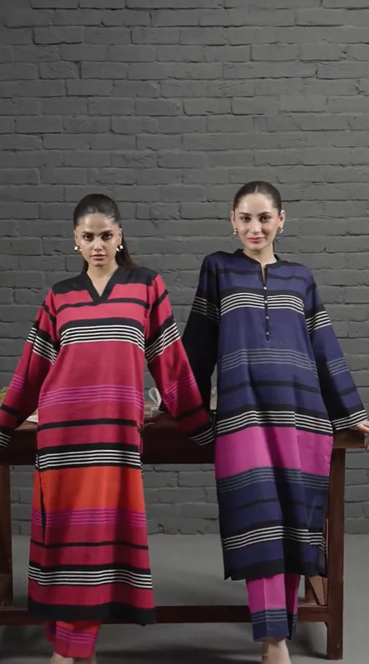 Lining 2pc  Digital Print Dress