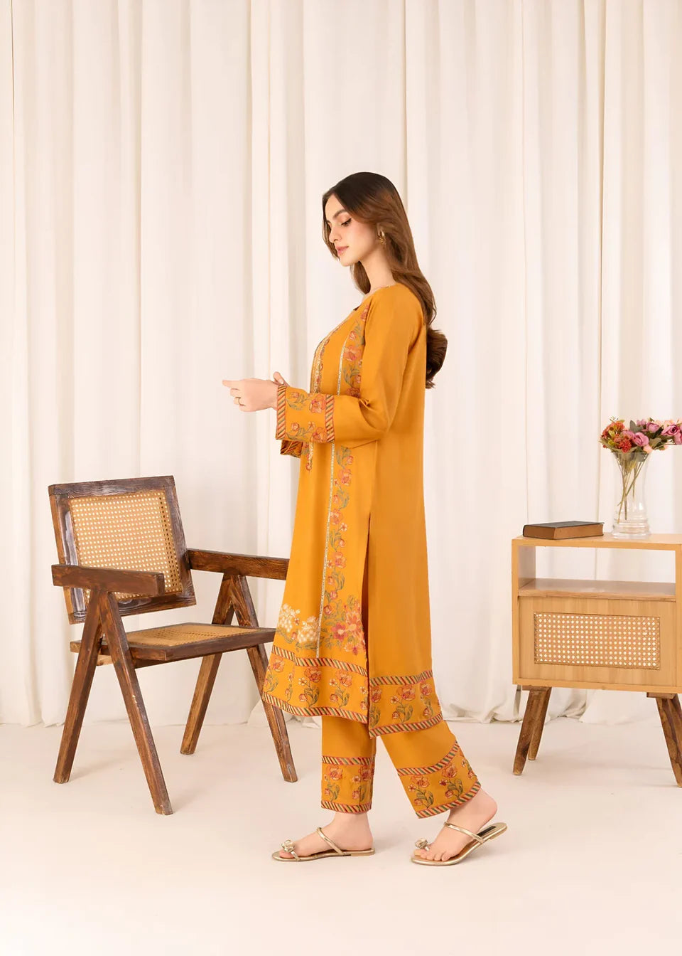 Ashiyana 2pc Embroided Dress