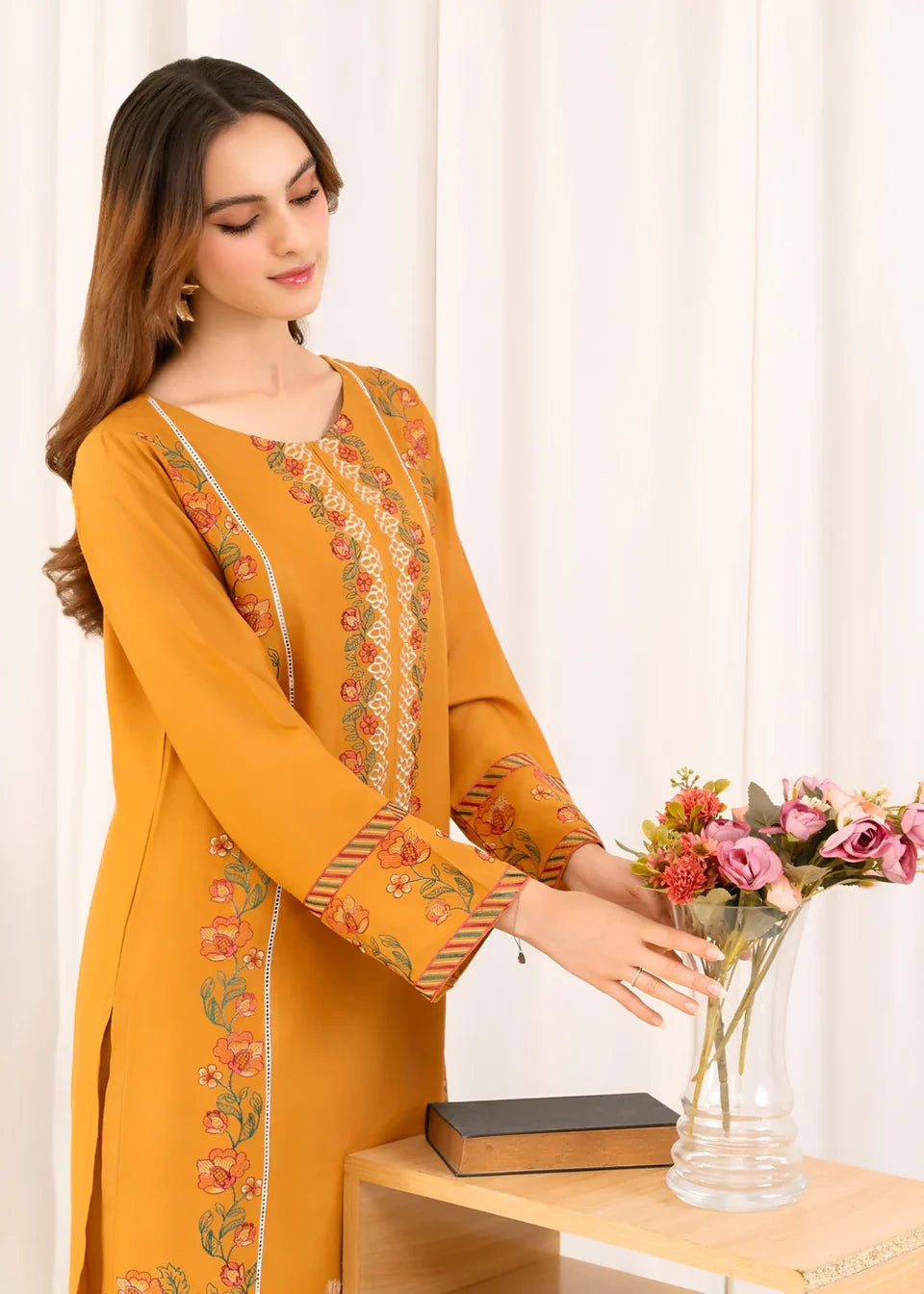 Ashiyana 2pc Embroided Dress