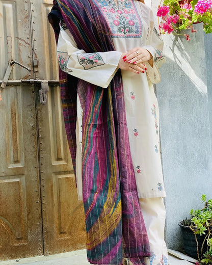 Naaz 2pc Embroided Dress