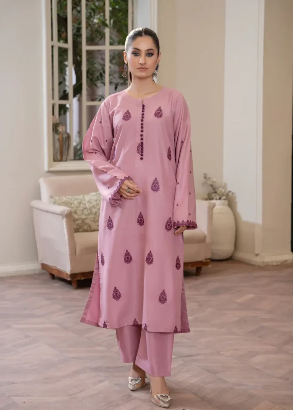 Arzoo 2pc Embroided Dress